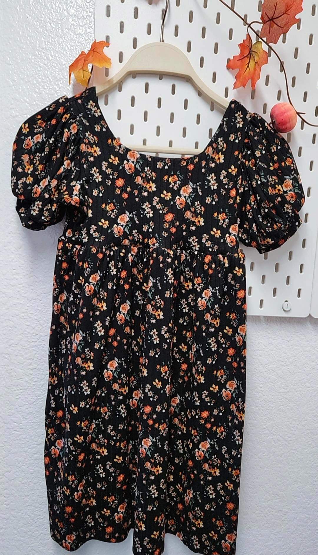 Petal Dress Puff Sleeves 6y