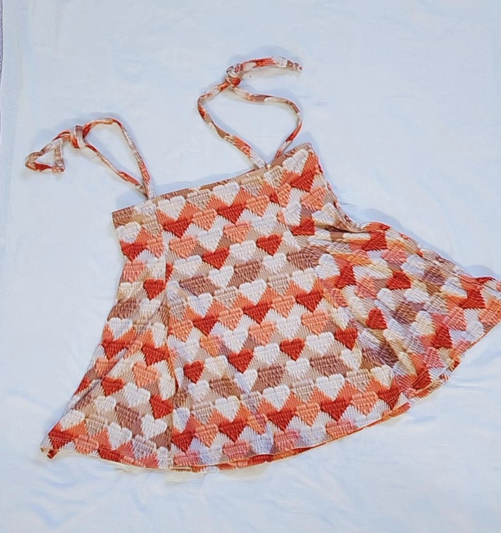 Vday Strappy Skirt Size 5t