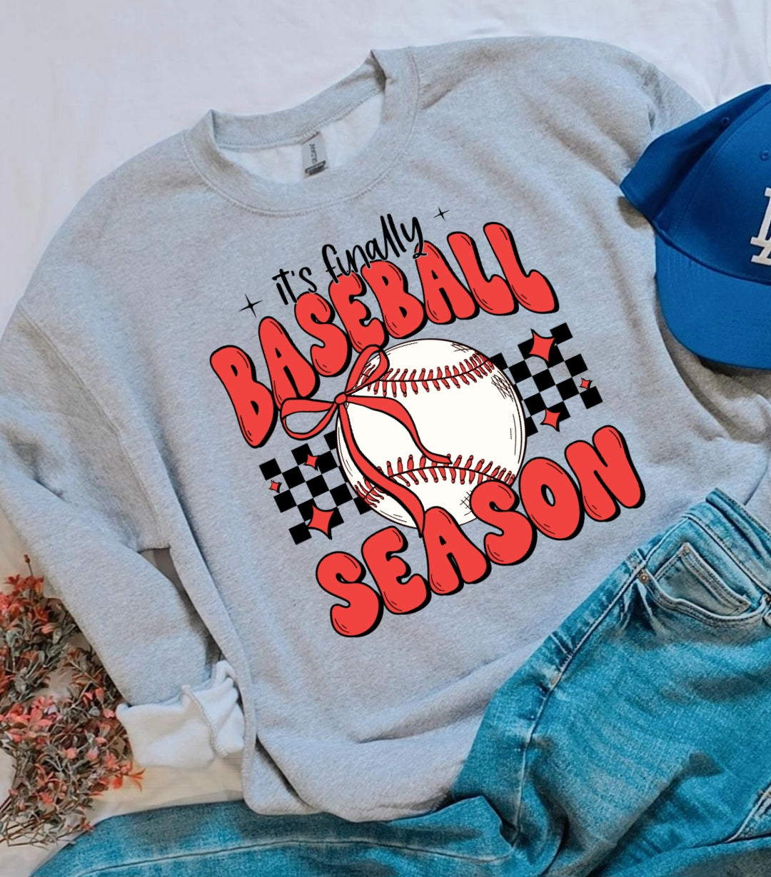 It's Finally Baseball Season! Crewnecks Sweatshirts