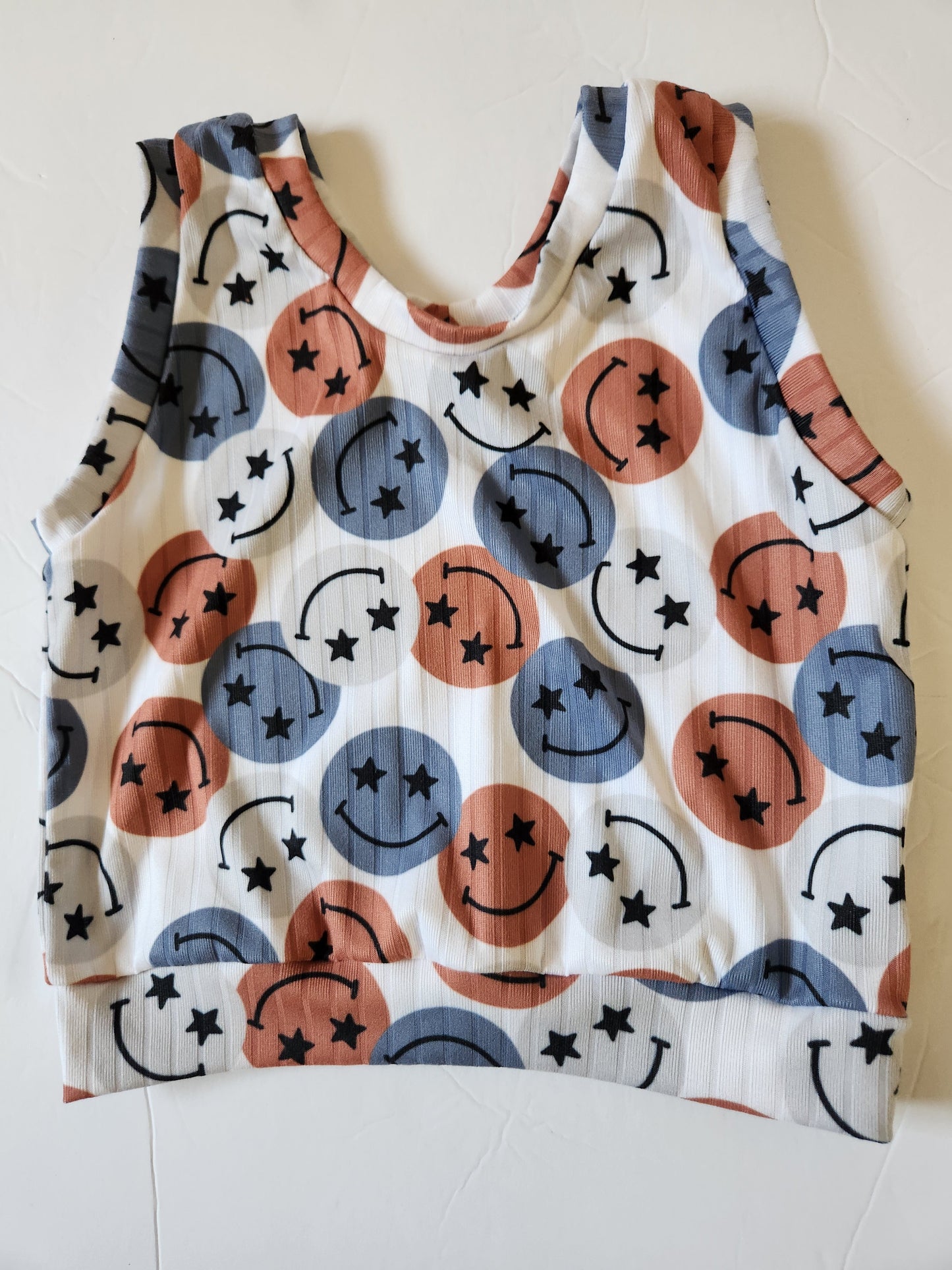 4th of July Tank Crop top 3t