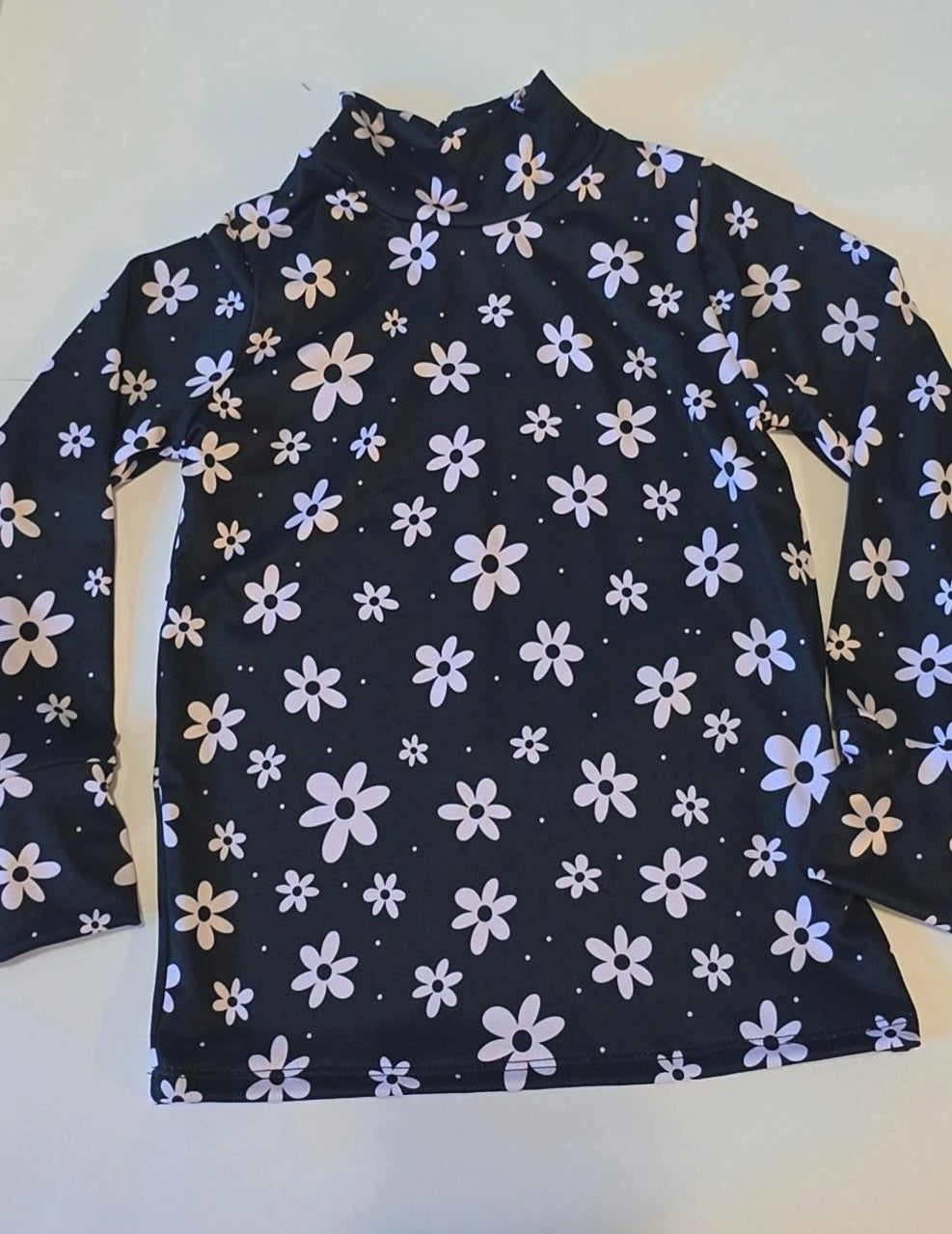 Mock neck long sleeves top 5t