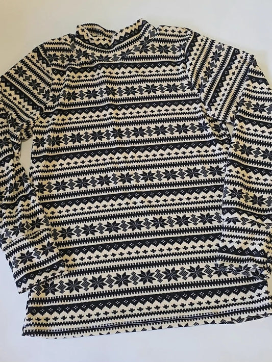 Mock neck long sleeves 8y