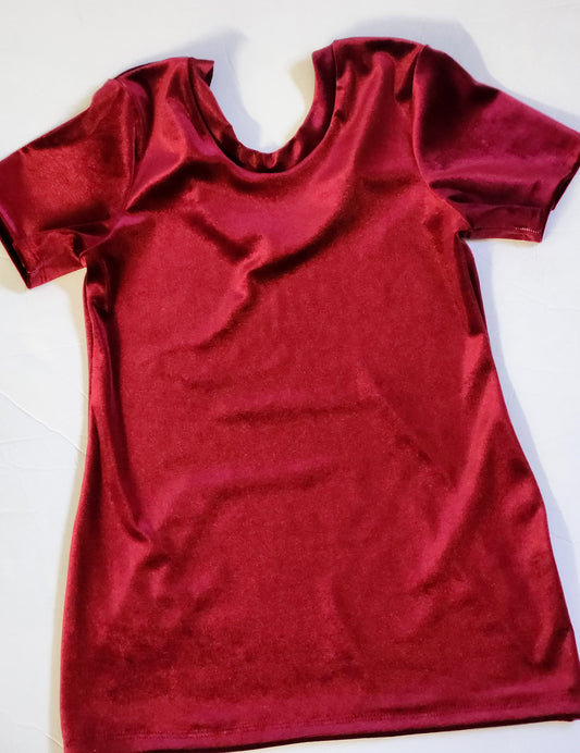 Leo top Velvet size 12y