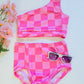 One Shoulder Swim Top