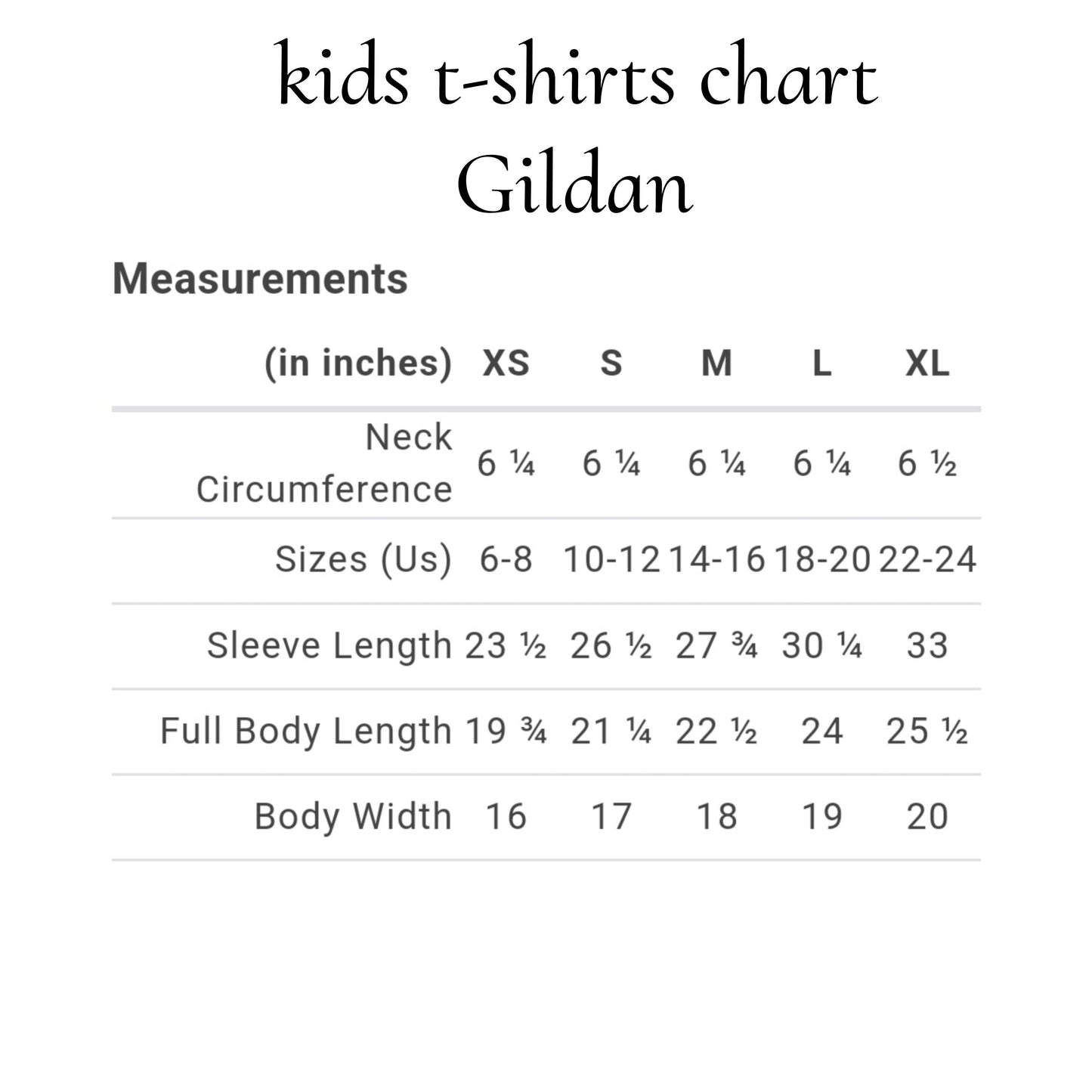 Gildan Youth T-shirts