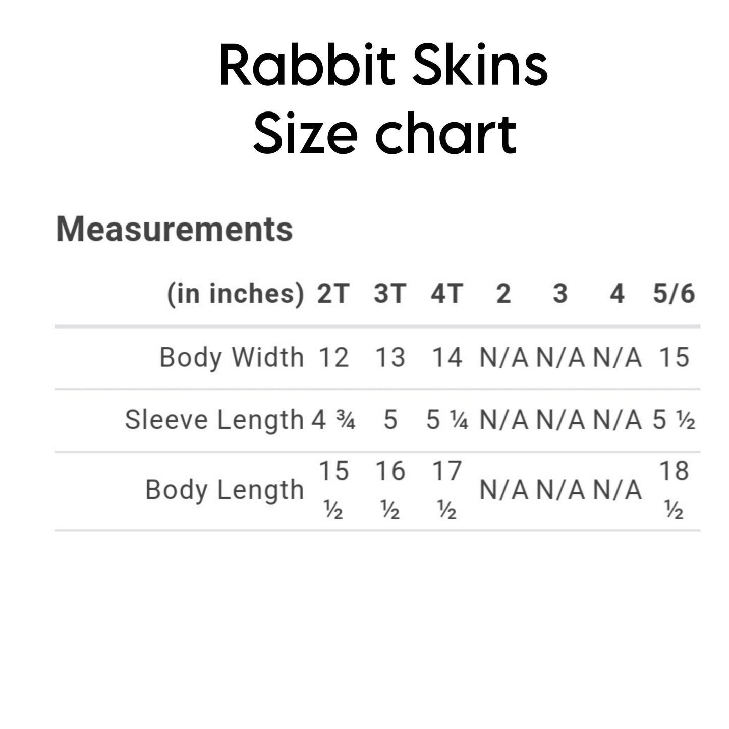 Rabbit Skins Toddler T-shirts