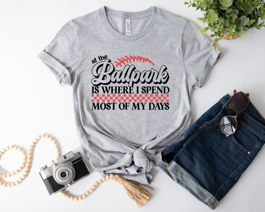 Ballpark is where I spend most of my Days!  T-Shirts