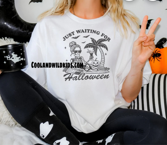 JUST WAITING Adult T-Shirts