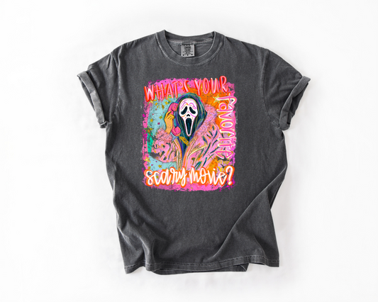 What's Your Fave Scary Movie? Adult T-Shirts