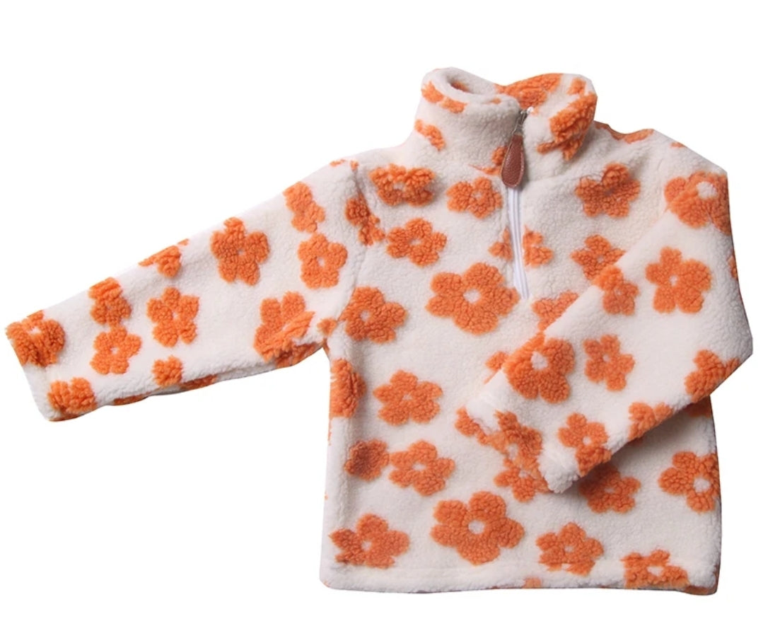 RTS New Flowers Sherpa Pullovers