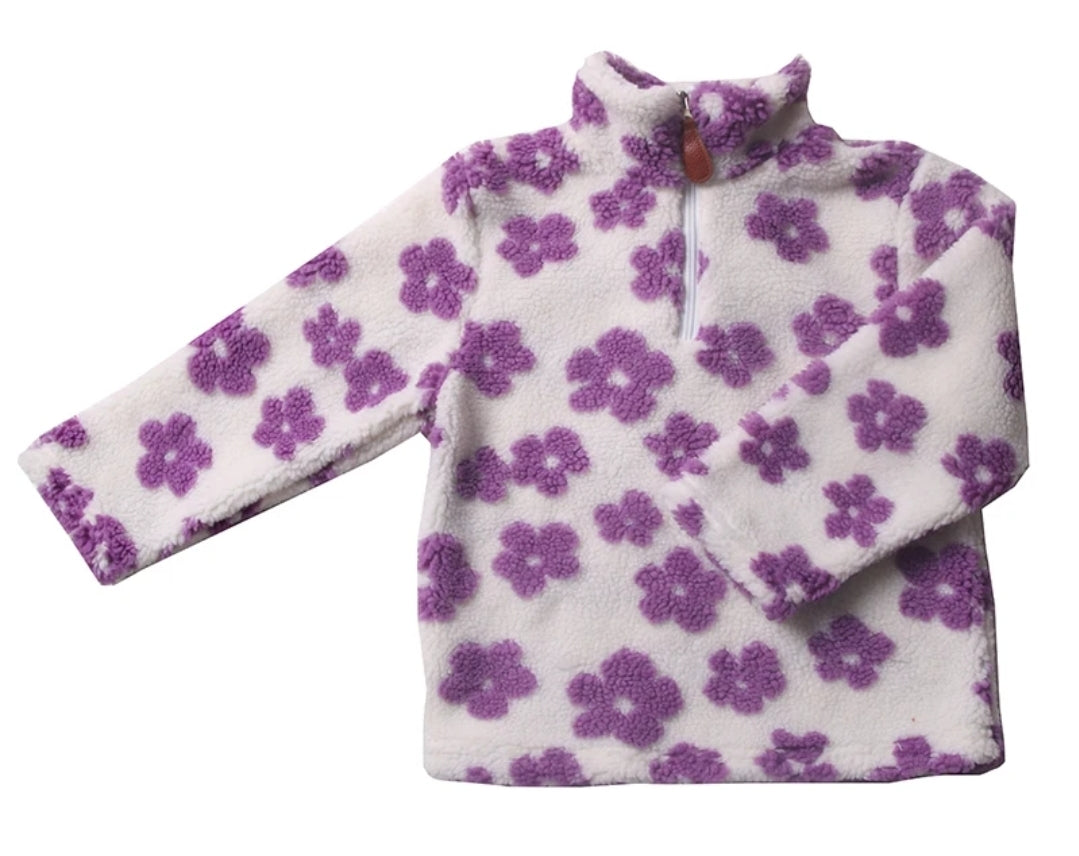 RTS New Flowers Sherpa Pullovers